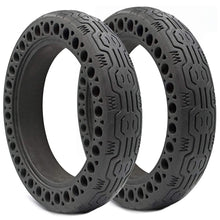 Honeycomb Solid Rubber Tire - Black or Red (Multiple Options)